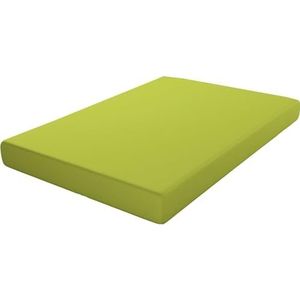 ECOMMERC3 Hoeslaken, extra zacht en comfortabel, voor bedden van 90 cm, pistachekleur, gemaakt in Spanje, verstelbaar, gemakkelijk te wassen en duurzaam