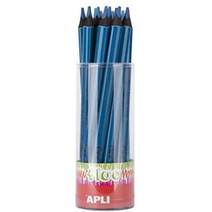 17508 Jumbo-potloden, neonblauw, 18 stuks