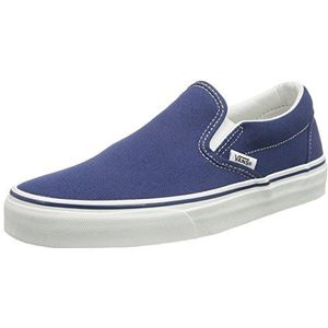 Vans Klassieke slip-on slipvaste schoen, uniseks, Blauw Poseidon, 43 EU