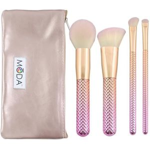 Moda - MSET-RCK4 - Make-upborstelset - Rose Ombre - 5-delig