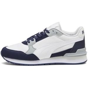 PUMA St Runner V4 Nl Jr Sneaker voor kinderen, uniseks, Veer Grijs PUMA Wit PUMA Navy Cool Mid Grijs, 5 UK