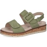 Caprice - 9-28714-737 - Sandalen - G-breedte - Leer - Zwart