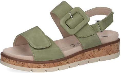 Caprice - 9-28714-737 - Sandalen - G-breedte - Leer - Zwart