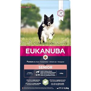 Eukanuba Senior Lamb & Rice All Breed droogvoering., senior., 2,5 kg