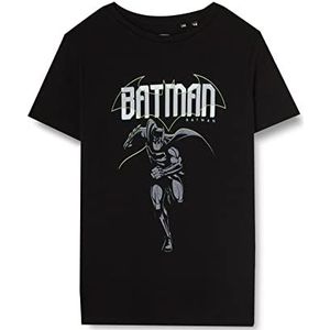 dc comics BOBATMBTS040 T-shirt, zwart, 14 jaar, jongens, zwart., 14 Jaren