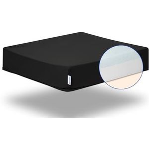 Geriafy Drukontlastkussen, visco-elastisch, geldeeltjes, koel, waterdicht en ademend, voor fauteuils en rolstoelen, 42 x 42 x 8 cm