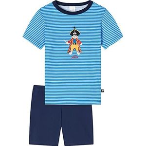 Schiesser Jongenspyjama Capt´n Sharky pyjama kort, blauw, 98 cm