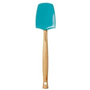 Le Creuset Craft Spatel/lepel, groot, 28 cm, silicone, groenblauw