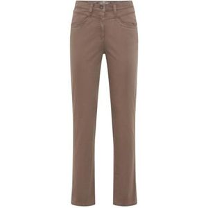 Raphaela by Brax Dames Laura New Cosy Winter Cotton Broek, 55 Taupe, 36W / 32L