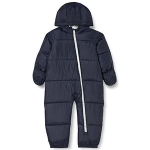Tommy Hilfiger Skiisuit gewatteerde jas met ritssluiting voor baby's, woestijn hemel, 24 maanden