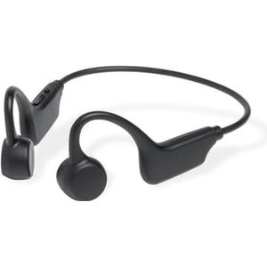 Pincho Koptelefoon met botgeleiding, draadloos, met Bluetooth 5.3, USB-C-lading, ingebouwde microfoon, open oorontwerp