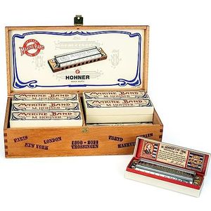 Marine Band Diatonische mondharmonica Marine Band 125e Anniverary DiSP.12 PC's.