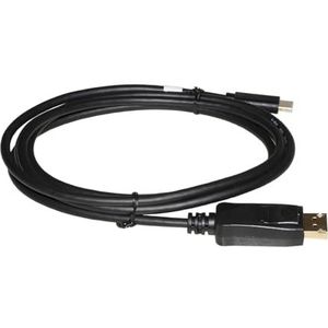 LINK USC-C MANNELIJKE KABEL - DISPLAYPORT 1.2 MANNELIJK MET HDCP 2.2 4K60HZ MT 1,80