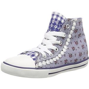 Krüger Madl meisjes 4182 high top, blauw 8, 32 EU