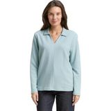 TOM TAILOR T-shirt met lange mouwen voor dames, 27450, wit moss, XL