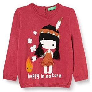 United Colors of Benetton meisjes trui, Multicolor 912, 12 Maanden