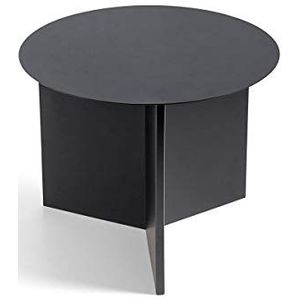 HAY Slit Table Ronde bijzettafel, staal, zwart, 35,5 cm