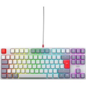 CHERRY - XTRFY K4V2 TKL - Gaming Toetsenbord - Bekabeld - Franse Lay-out - Mechanische Schakelaars MX2A RED - RGB-verlichting