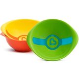Munchkin White Hot Toddler Bowls, Colour Strip Turns White When Food and Bowl are Too Hot, Pack of 3