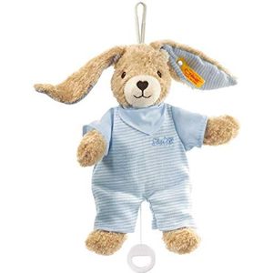 Steiff 237515 Hoppel muziekdoos 20 blauw haas