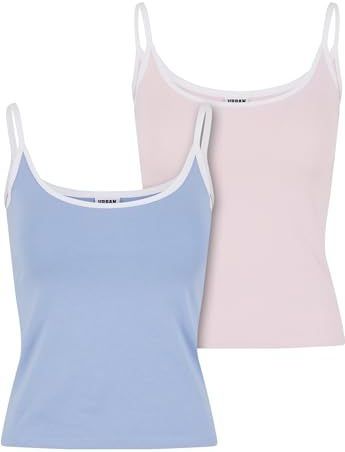 Damestanktop Urban Classics Contrast Basic (x2)