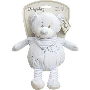 Baby Hug Me 3830047238671 Hug Me Teddy""Baby"", blauw, 30 cm – speels speelgoed voor baby's, kinderen en volwassenen, klein pluche speelgoed, hoogwaardig knuffelzacht speelgoed, inslaaphulp, pluche