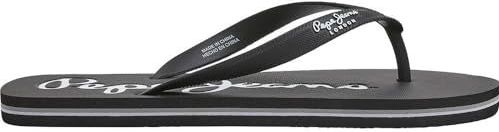 Pepe Jeansvoor mannen. PMS70128 Bay Beach Basic teenslippers marine (40), Plat, Geen, Casual, Strandkleding, Marineblauw