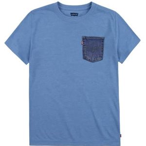 Levi's Jongens Lvb Ss Graphic Tee 81c856, Marina Heather, L