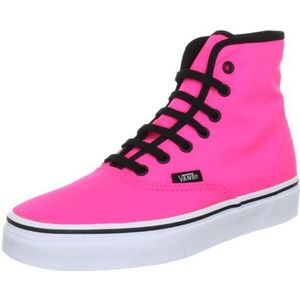 Vans U Authentic HI VRQF0FR Sneakers voor volwassenen, uniseks, Roze Neon Roze, 36 EU