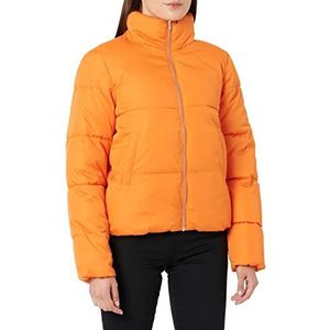 Vila Vitate L/S Short Puffer Jacket-Noos Damesjas, oranje (burnt orange), 40