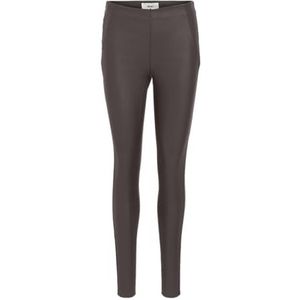 OBJECT - OBJBelle - Leggings - Bruin - Imitatieleder - High Waist
