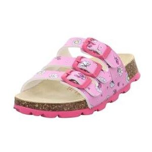 Superfit Pantoffels met voetbed voor meisjes, Roze meerkleurig 5560, 40 EU