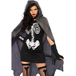 Leg Avenue Carnaval Kostuum Grim Reaper, S/M (zwart wit)