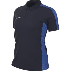 Nike Dames Short Sleeve Top W Nk Df Acd23 Polo Ss, Obsidiaan/Koningsblauw/Wit, DR1348-451, S