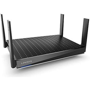 Linksys - MR9600 - Dual-Band Mesh WiFi 6-router - Zwart - AX600, tot 260 m2 dekking, 6 Gbps snelheid