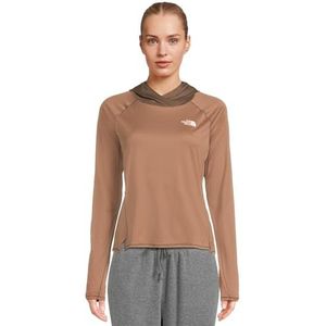 The North Face Sunriser Sweatshirt met capuchon voor dames Latte/Smokey Brown XL