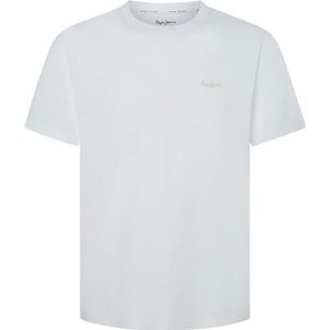 Pepe Jeans Connor T-shirt voor heren, Wit (wit), XL