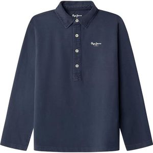 Pepe Jeans - PB5400004 Samuel - Poloshirt - Marineblauw - Lange Mouwen - Casual