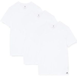 Adidas Sports Underwea Heren Multipack V-hals T (3PK) Baselayer Shirt Wit, M