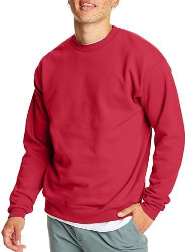 Hanes - Ecosmart Sweatshirt - Diep Rood - Trainingspak voor Heren
