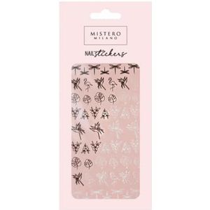 Mistero Milano Paradise Nailartsticker, sticker voor uv-led-nagellak, stickers voor traditionele nagellak, stijlvolle en trendy nageldecoratie, beginners, doe-het-zelf nail art, manicureson, duurzaam
