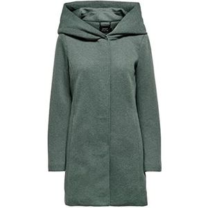 ONLY Vrouwelijke mantel klassieke mantel, Balsam Green Melange, XS