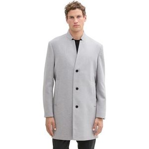 TOM TAILOR Denim Heren 1044641 jas, 15398-Light Stone Grey Melange, XXL, 15398 - Light Stone Grey Melange, XXL