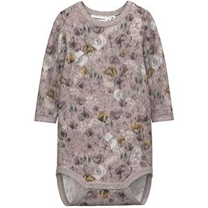 NAME IT Baby - meisjes Nbfwang Wool Noos Xxiii body's voor babymeisjes, sfinx/Aop: aop, 56 EU