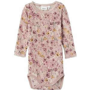 NAME IT Baby - meisjes Nbfwang Wool Noos Xxiii body's voor babymeisjes, sfinx/Aop: aop, 56 EU