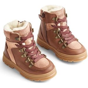 Wheat Toni Tex Hiker Kinderschoenen, uniseks, 100% leer, ademend, waterdicht, 2026 Rose, 24 EU