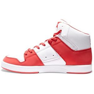 DC Shoes Cure Skate-schoenen voor heren, wit/rood, 45 EU