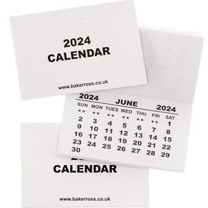 Baker Ross FX873 Kalenderonderleggers 2024 - Pak van 25, Kinderen maken hun eigen kalender knutsel accessoires
