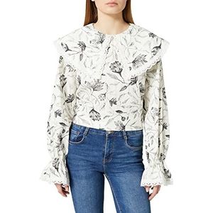 NA-KD Dames Oversized Kraag Blouse