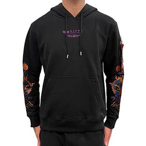 Alpha Industries Dragon EMB Hoodie voor heren Black